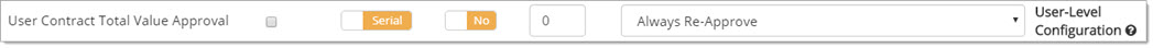 User Contract Total Value Approval